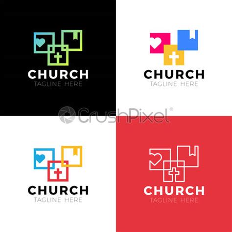 Template christian logo, emblem for school, college, seminary, church, organization - stock ...