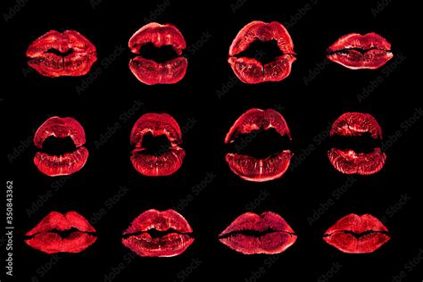 Red Lips Kiss Wallpaper