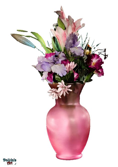 Pink - Flowers - Vase PNG by makiskan on DeviantArt