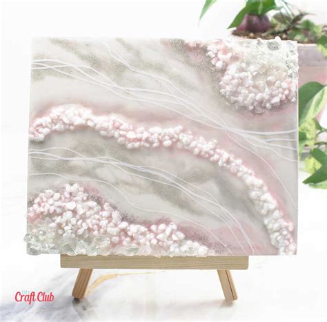 Easy Geode Resin Art Tutorial | Step by Step (Pictures & Video) - DIY ...