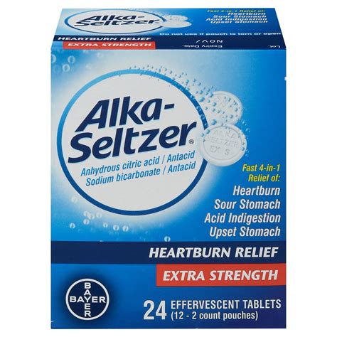 Alka-Seltzer Extra Strength Tablets - Shop Digestion & nausea at H-E-B