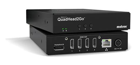 Q2G-DP4K | Matrox QuadHead2Go™ Q185 Series - Appliance | Matrox Video ...