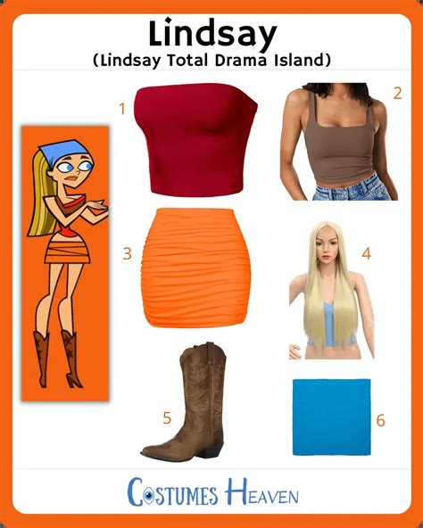 Lindsay Total Drama Island Costume For Cosplay & Halloween 2024