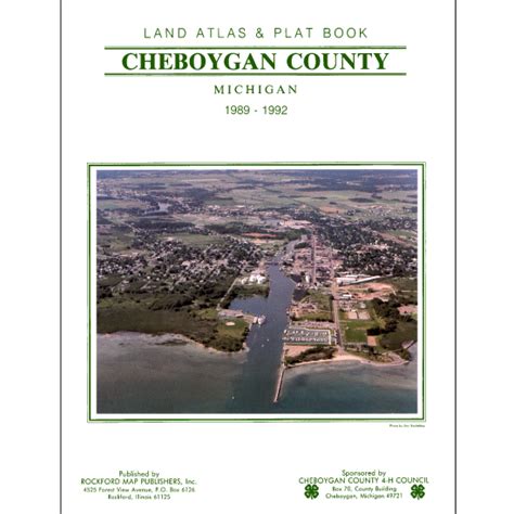 Michigan - Cheboygan County Plat Map & GIS - Rockford Map Publishers