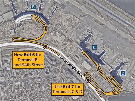 LGA Airport Terminal Map