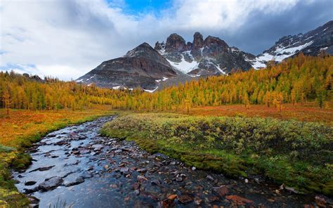 Mountains Landscape Stream Autumn 1080p wallpaper | nature and ...