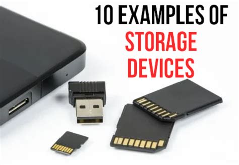 Computer Basics: 10 Examples of Storage Devices for Digital Data ...