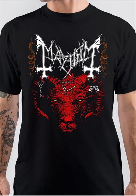 Mayhem Band Black T-Shirt - Swag Shirts