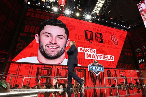 Oklahoma University Quarterback Baker Mayfield goes #1 in NFL Dra