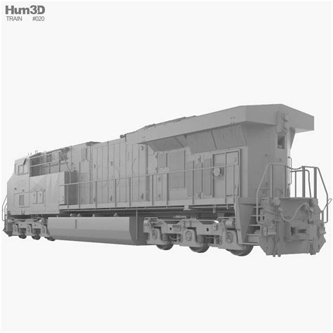 CSX ES40DC Locomotive 3D model - Download Locomotive on 3DModels.org