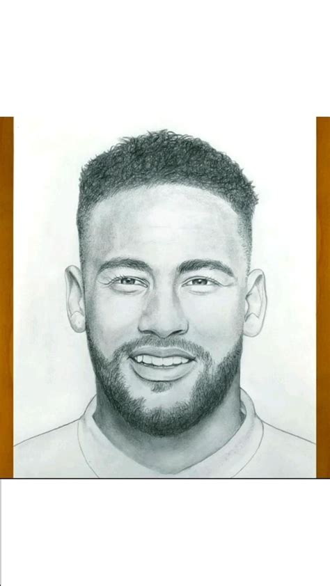 Neymar Jr drawing pencil sketch | Sketches, Portrait drawing, Face drawing