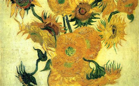 Van Gogh Sunflowers Wallpaper