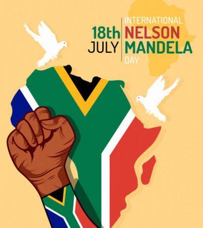 International Nelson Mandela Day Banner Design - Download Graphics & Vectors