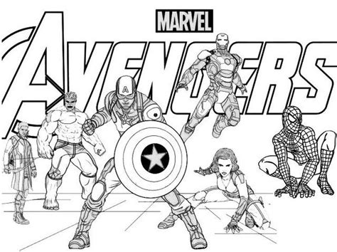 Free Printable Marvel Coloring Pages