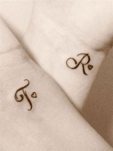 Initial tattoo on ring fingers #smalltattoosforbestfriends | Tattoos ...