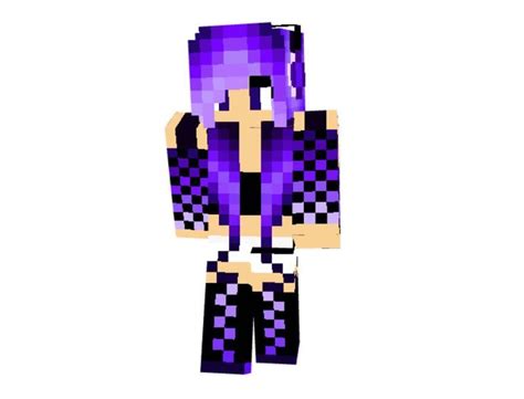 Minecraft Girl Skins With Purple Hair