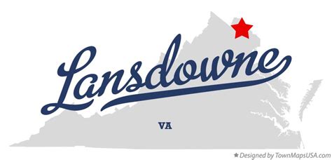 Map of Lansdowne, VA, Virginia