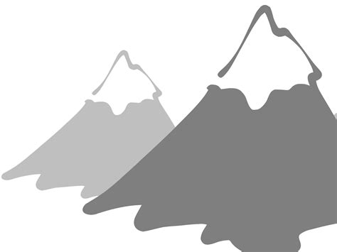 Mountain Outline Clip Art - ClipArt Best