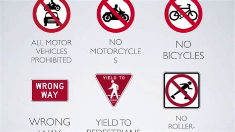 USA Traffic rules & Road Signs - YouTube