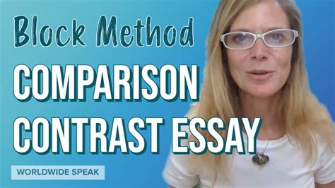 Comparison Contrast Essay | Block Method | English Writing Skills 2020 - YouTube