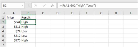 How to use the IF function in Excel