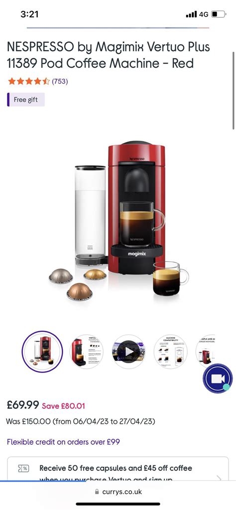 Nespresso vertuo plus deal : r/nespresso