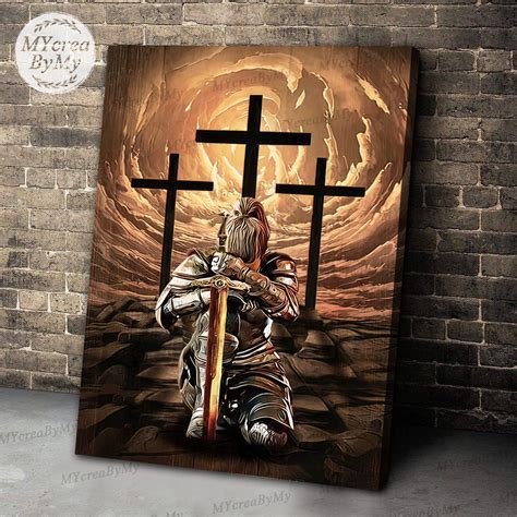 Knee Before Jesus Canvas Wall Art / Jesus Canvas / Jesus | Etsy