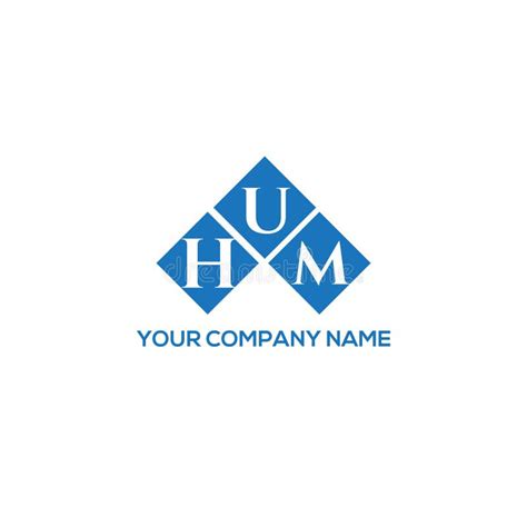 HUM Letter Logo Design on White Background. HUM Creative Initials Letter Logo Concept Stock ...