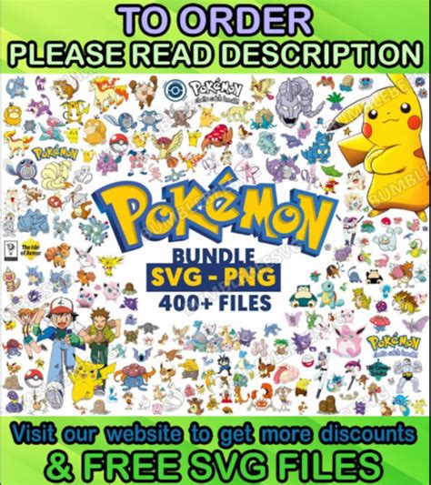 400 Pokemon Svg Bundle, Pokemon Svg, Pokemon Characters, Satoshi Svg, Takeshi Svg, Kasumi Svg ...