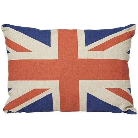 19" Wide Canvas Union Jack Pillow - #V1960 | Lamps Plus