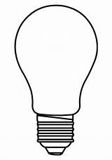 Light Bulb  Coloring Page sketch template
