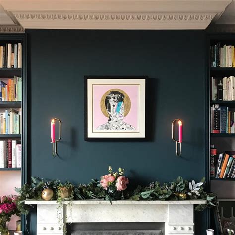 Farrow & Ball Hague Blue Living Room - Interiors By Color