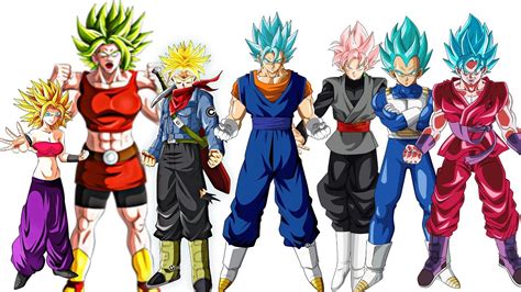 Goku Super Saiyan Stages