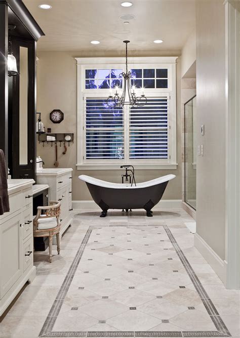 22 Collections of Classy Bathroom Flooring Ideas | Home Design Lover