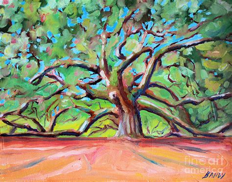 Angel Oak Tree Painting at PaintingValley.com | Explore collection of ...