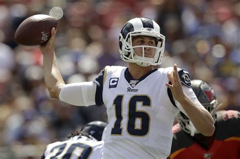 Watch: Los Angeles Rams’ Jared Goff throws, listed as ‘limited’ in practice ahead of wild card ...