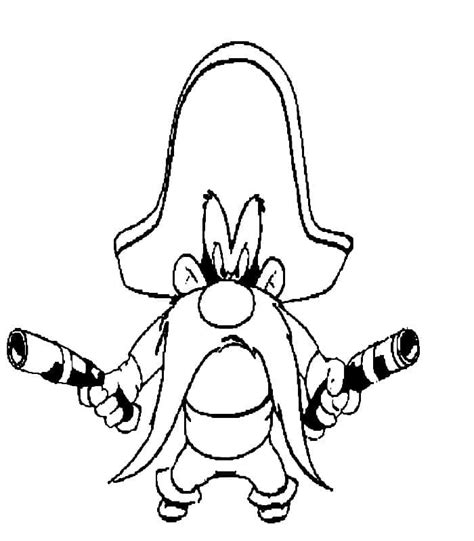 Looney Tunes Yosemite Sam coloring page - Download, Print or Color Online for Free