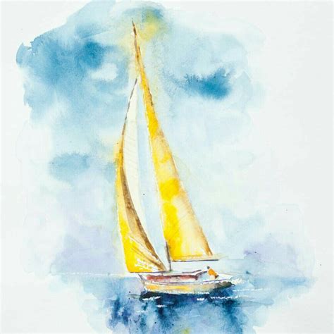 Pin by Debbie Bitner on watercolor | Sailing art, Sailboat painting ...