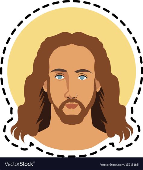 Jesus christ icon image Royalty Free Vector Image