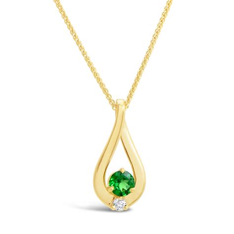 Tsavorite Garnet Pendant - deJonghe Original Jewelry