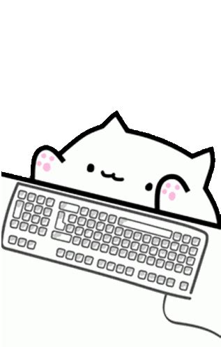 Bongo Cat Sticker – Bongo Cat Keyboard – GIFs entdecken und teilen