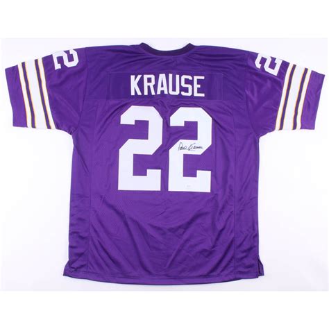 Paul Krause Signed Jersey (JSA COA) | Pristine Auction