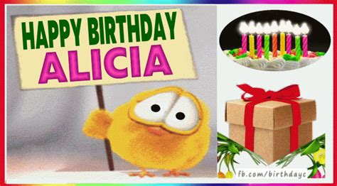 Happy Birthday ALICIA images | Birthday Greeting | birthday.kim