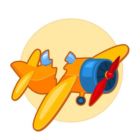 Cartoon Of The Funny Plane Illustrations, Royalty-Free Vector Graphics ...