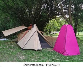 Brow Triangle Vintage Tent Camping Holiday Stock Photo 1408716047 | Shutterstock