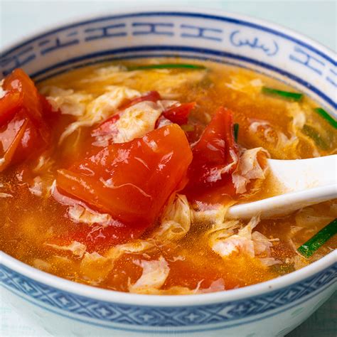 10-minute Tomato Egg Drop Soup | Marion's Kitchen