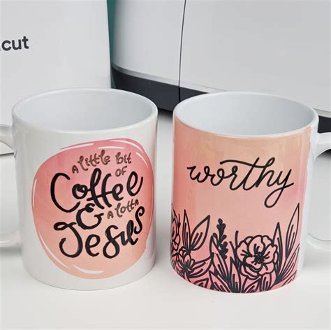 Infusible Ink Mugs With The Cricut Mug Press Happiness Is, 48% OFF