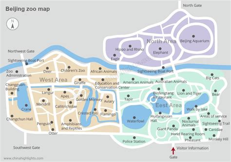 Beijing Zoo Map