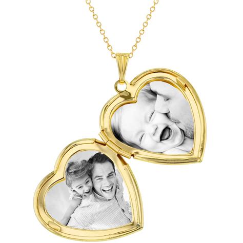 Heart Shaped Photo Locket Pendant Necklace Kids Girls Children's 19" | eBay