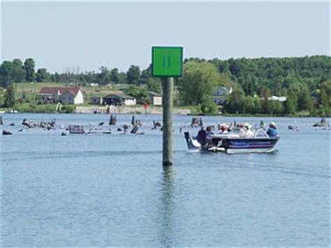 Cheboygan River M-33 Bridge Fishing Boating Inland Waterway Michigan Interactive™